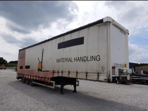 SDC covered forklift trailer Low loader covered